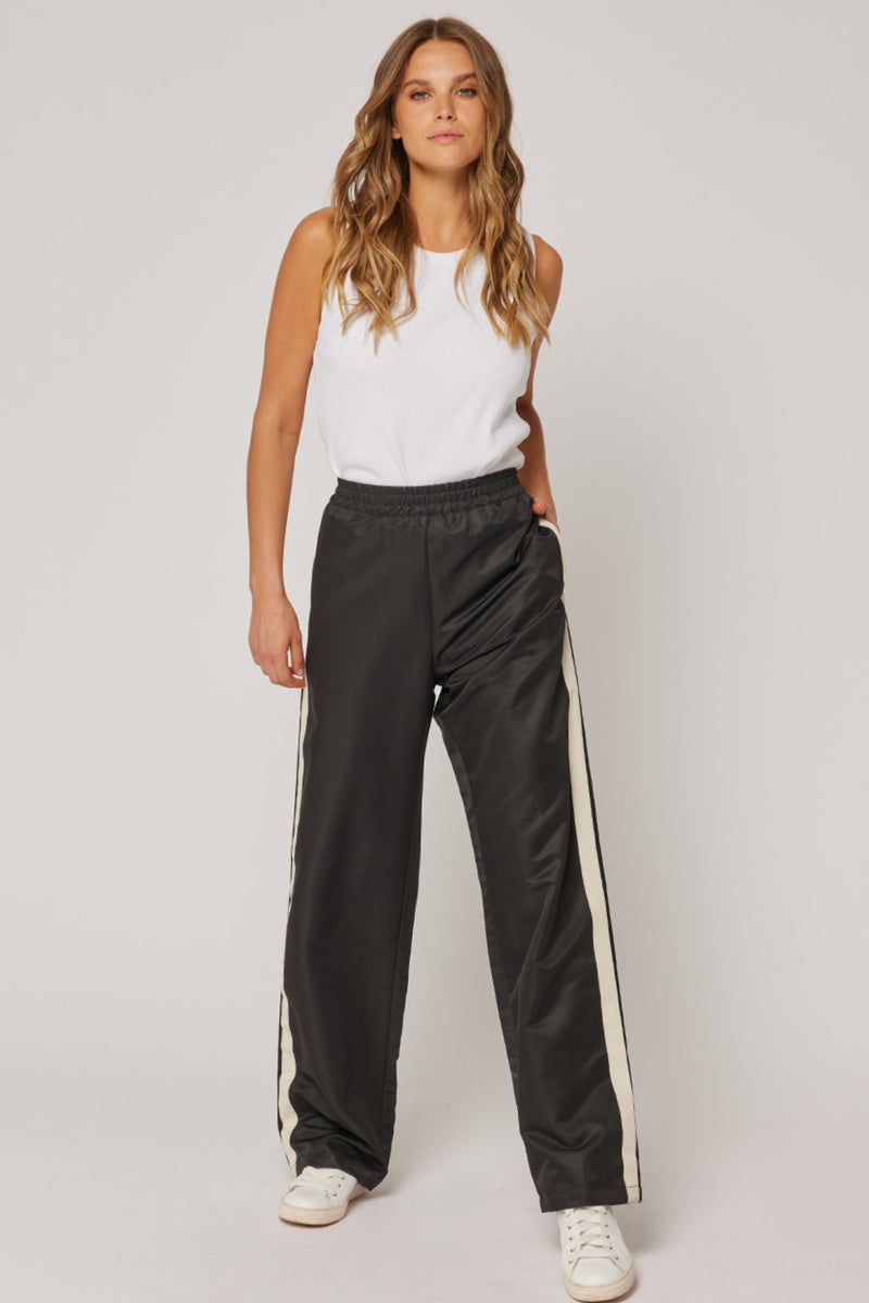 Mila Side Stripe Pant - Black/Vanilla - Sare StoreCartel & WillowPants