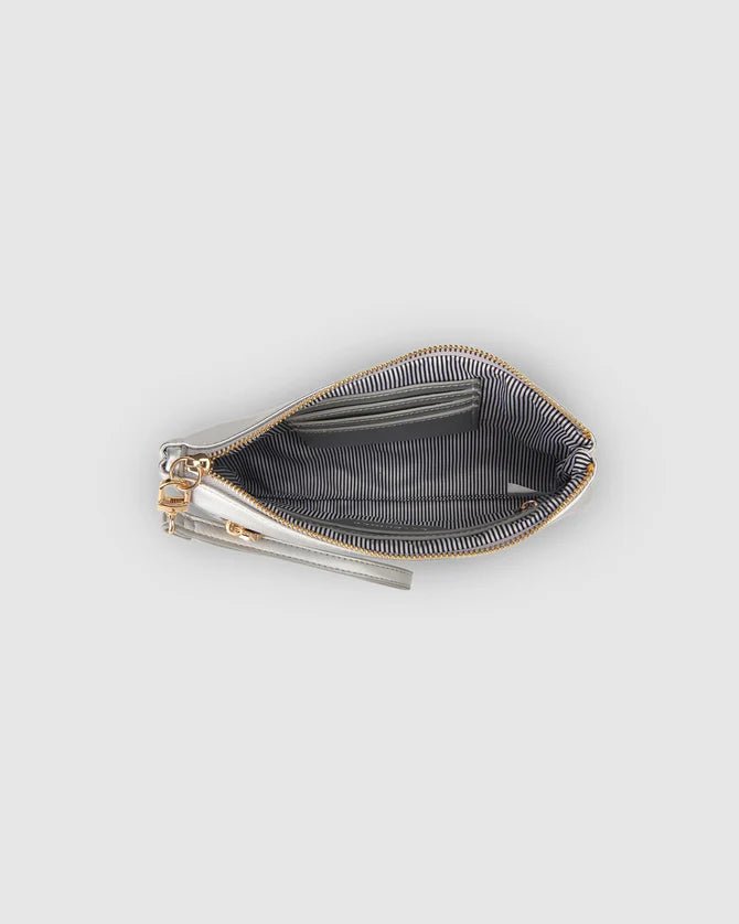 Mimi Clutch - Silver - Sare StoreLouenhideHandbag