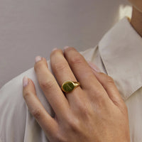 Miro Gold Signet Ring - Sare StoreArms Of EveRing