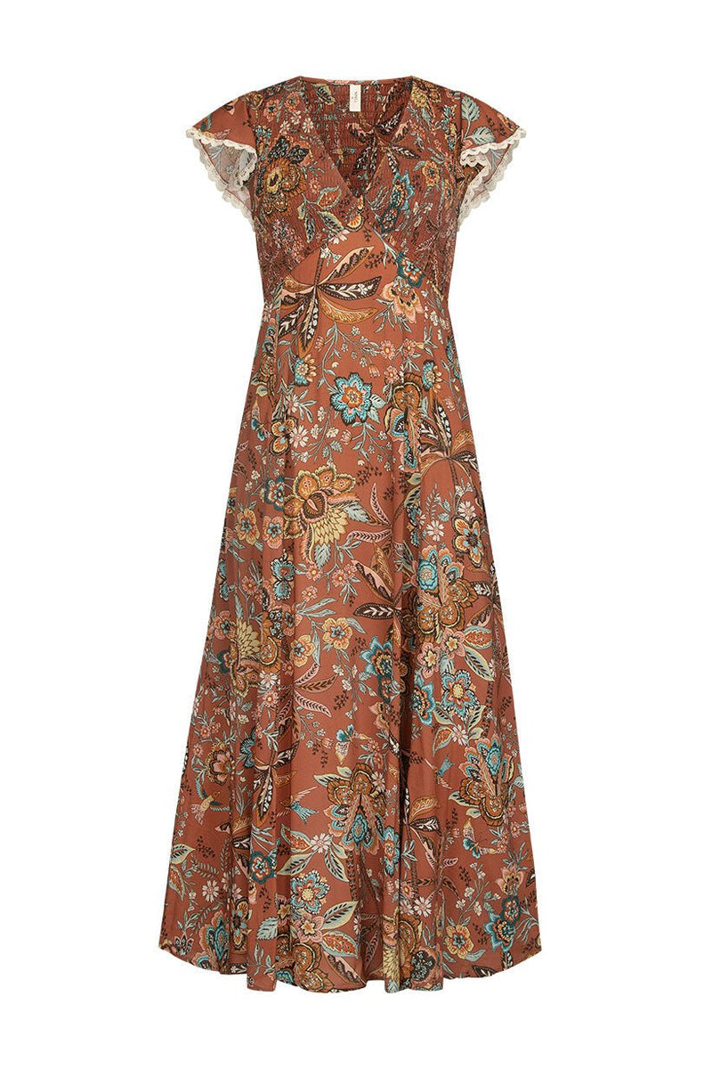 Mojave Shirred Gown - Amber - Sare StoreSPELLGown