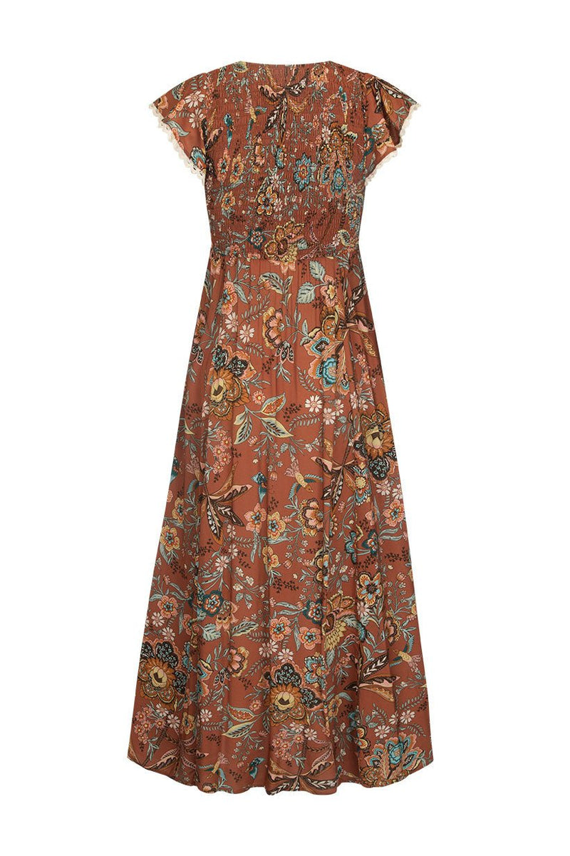 Mojave Shirred Gown - Amber - Sare StoreSPELLGown