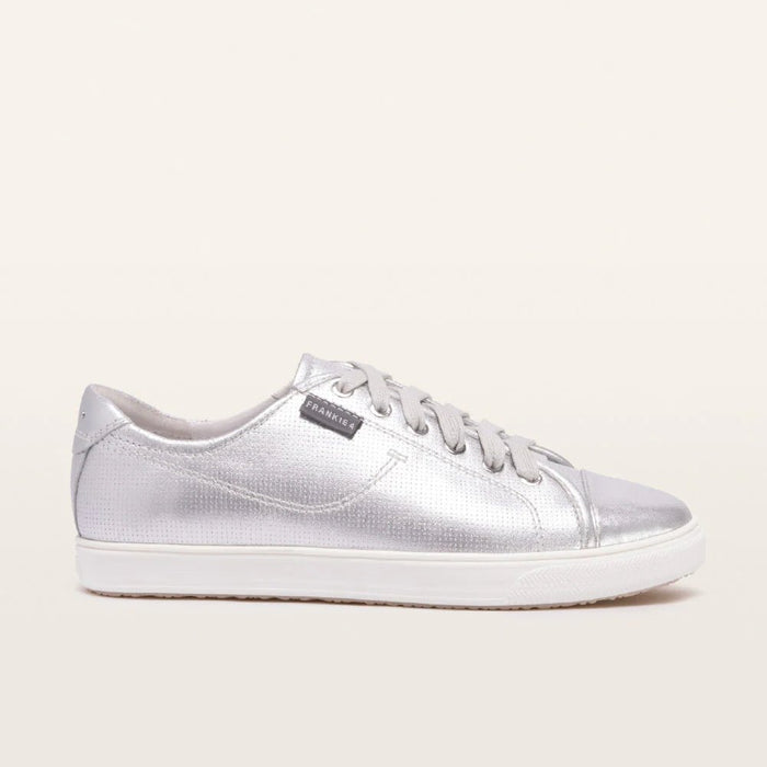 Nat III Silver Punched Sneaker - Sare StoreFrankie 4Shoes