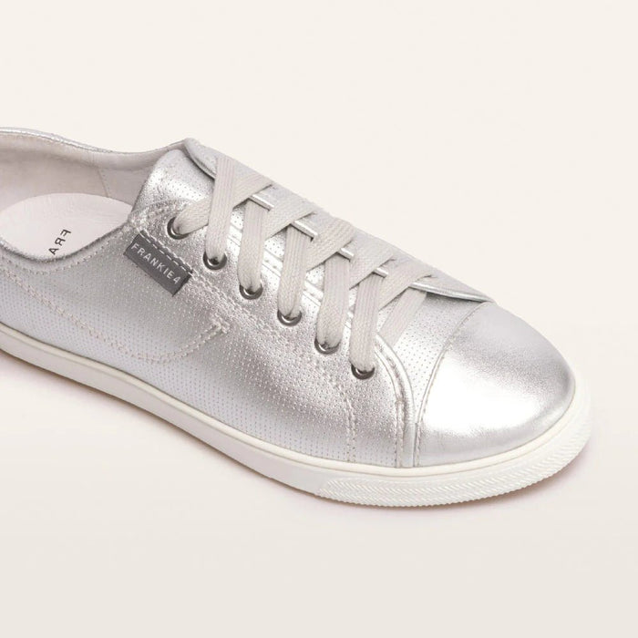 Nat III Silver Punched Sneaker - Sare StoreFrankie 4Shoes