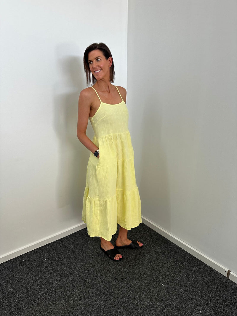 Natalie Dress - Lemon - Sare StoreLittle LiesDress