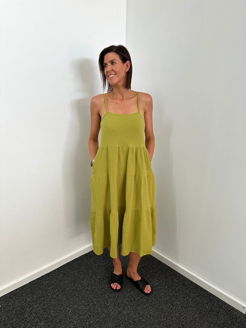 Natalie Dress - Olive Green - Sare StoreLittle LiesDress