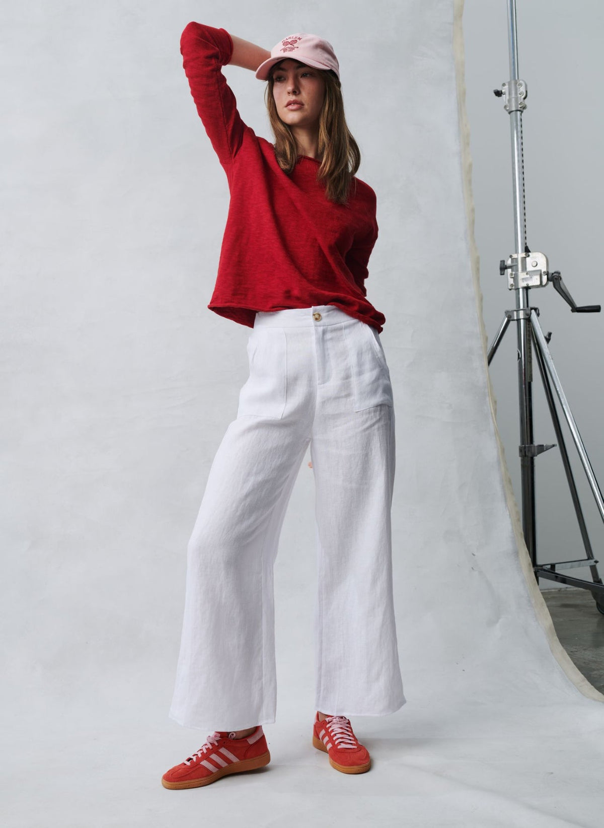 Nellie Top - Red - Sare StoreLittle LiesKnit