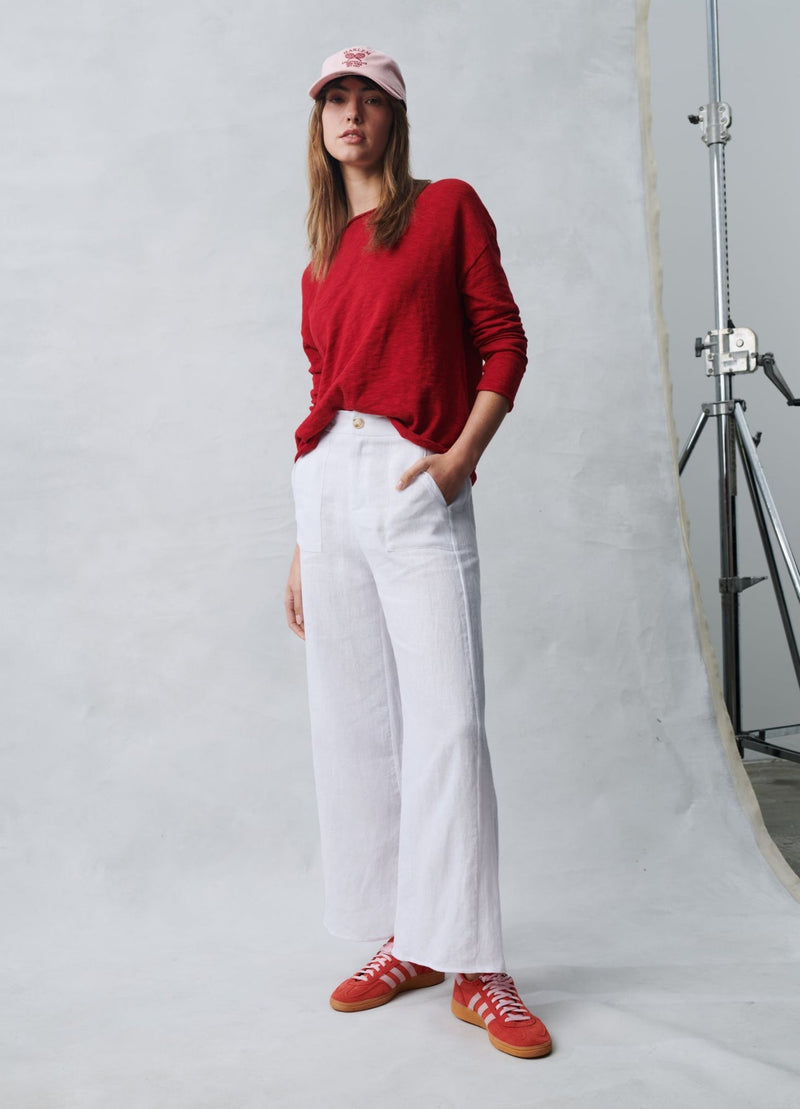 Nellie Top - Red - Sare StoreLittle LiesKnit