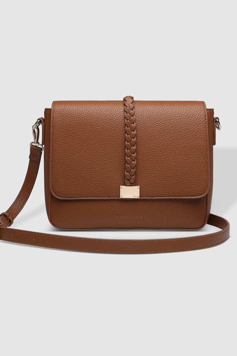 Ness Crossbody Bag With Kubi Guitar Strap - Tan - Sare StoreLouenhideHandbag