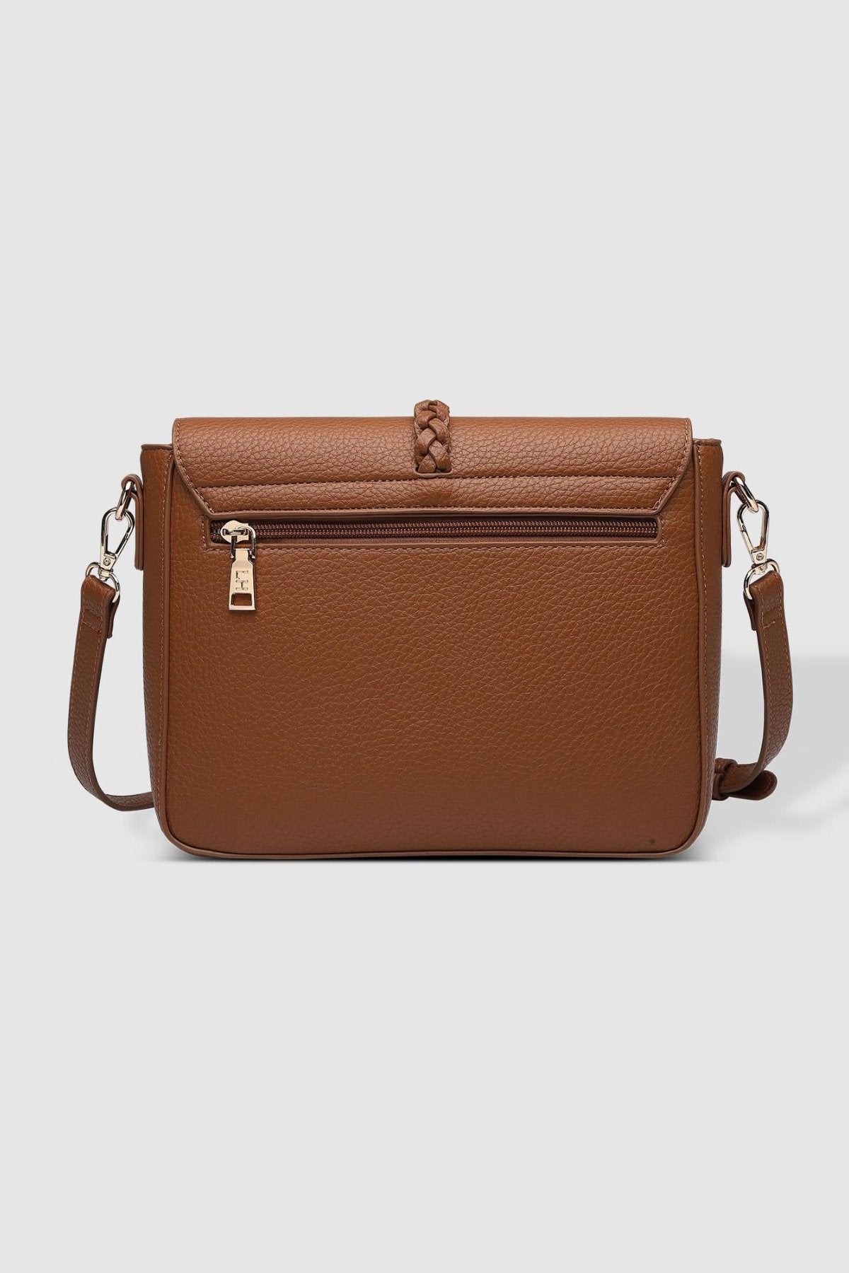 Ness Crossbody Bag With Kubi Guitar Strap - Tan - Sare StoreLouenhideHandbag