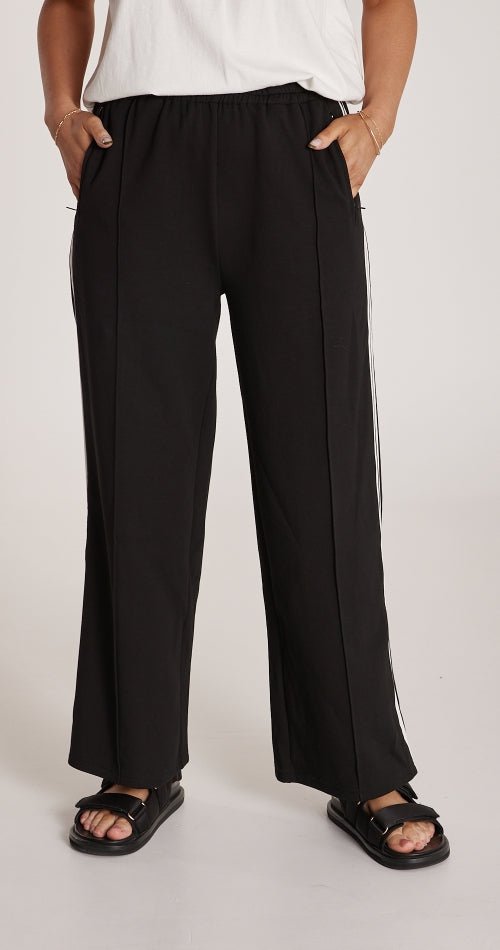 Noah Cropped Pant - Black Stripe - Sare StoreFeather and NoisePants