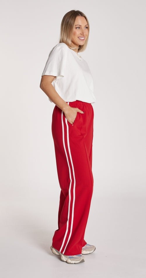 Noah Wide Pant - Red Stripe - Sare StoreFeather and NoisePants