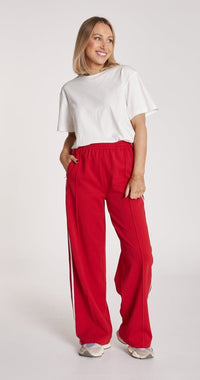 Noah Wide Pant - Red Stripe - Sare StoreFeather and NoisePants