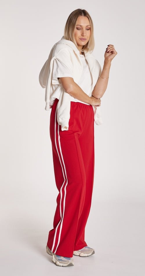 Noah Wide Pant - Red Stripe - Sare StoreFeather and NoisePants