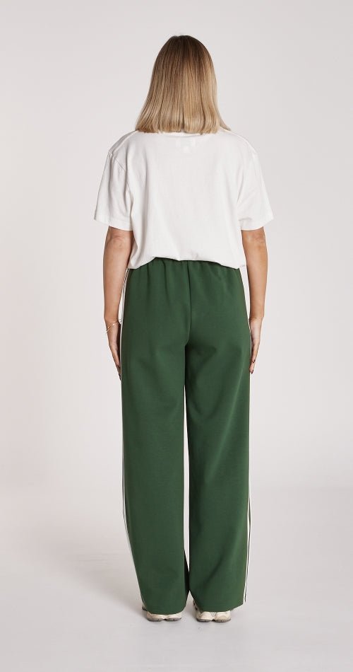 Noah Wide Pants - Green Stripe - Sare StoreFeather and Noise