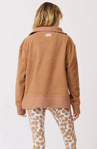 Nova Half Zip Sweater - Toffee - Sare StoreCartel & WillowJumper