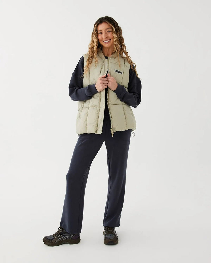 Oversized Puffer Vest - Taupe - Sare StoreUpstate SportVest