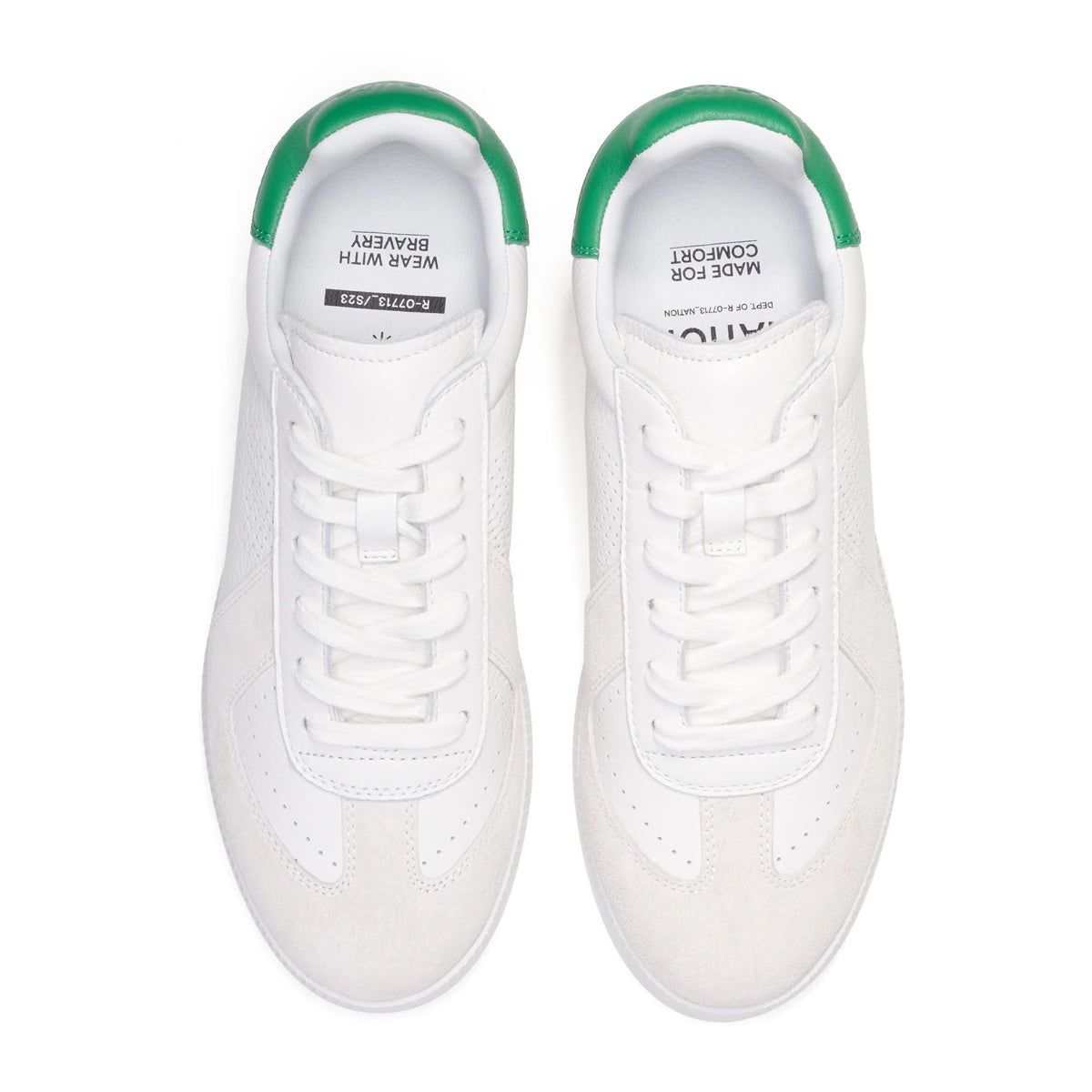 Pace White/Green Sneaker - Sare StoreRollie NationShoes