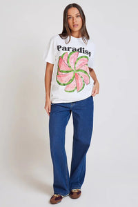 Paradiso T-Shirt - White - Sare StoreMaku The LabelTee