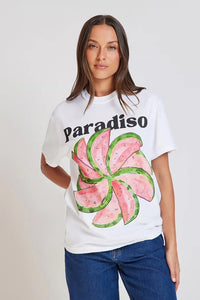 Paradiso T-Shirt - White - Sare StoreMaku The LabelTee