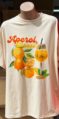 Peach Aperol Tee - Sare StoreBy FrankieTee