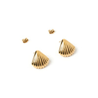 Perla Gold Shell Earrings - Sare StoreArms Of EveEarrings