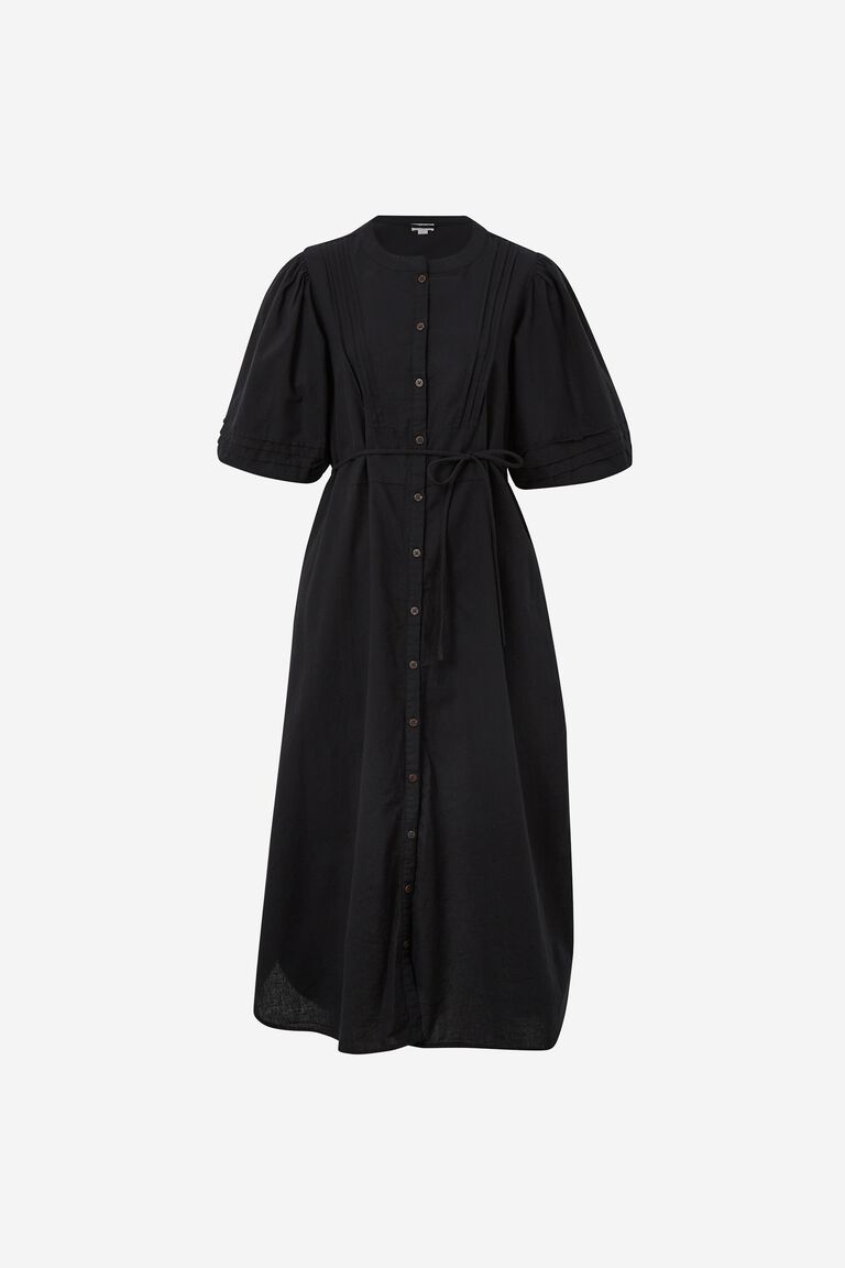 Pintuck Midi Dress - Black - Sare StoreCeres LifeDress