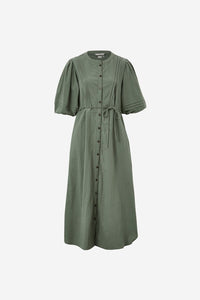 Pintuck Midi Dress - Khaki - Sare StoreCeres LifeDress