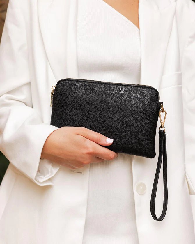 Poppy Clutch - Black - Sare StoreLouenhideBag