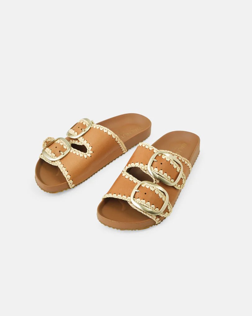 Poppy Slide - Coconut Tan - Sare StoreWalnut MelbourneSlides