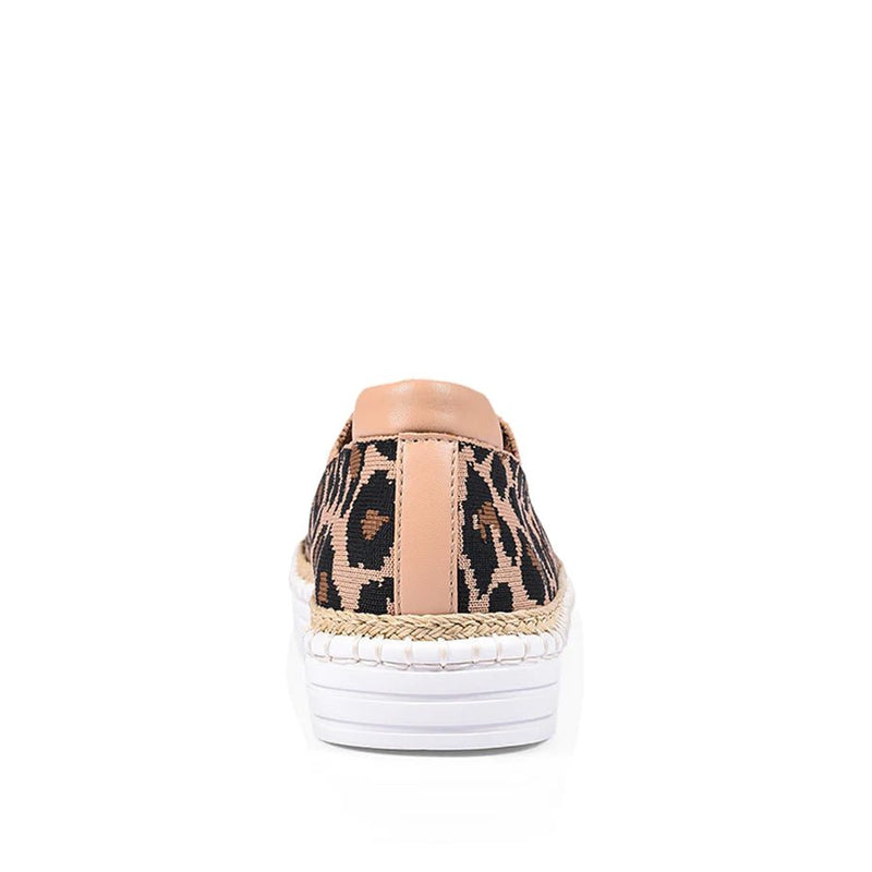 Queen Slip On Sneakers- Nude Leopard - Sare StoreVerali ShoesShoes