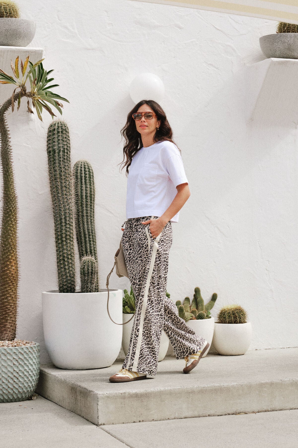 Relaxed Drawstring Pant - Leopard Linen - Sare StoreCeres Lifelinen pants