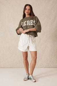 Relaxed Everyday Short - Fresh Ecru - Sare StoreCeres LifeShorts