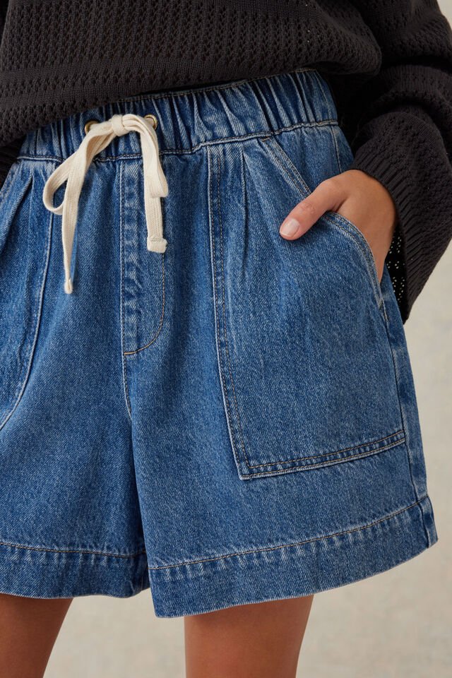 Relaxed Everyday Short - Indigo Denim - Sare StoreCeres LifeShorts