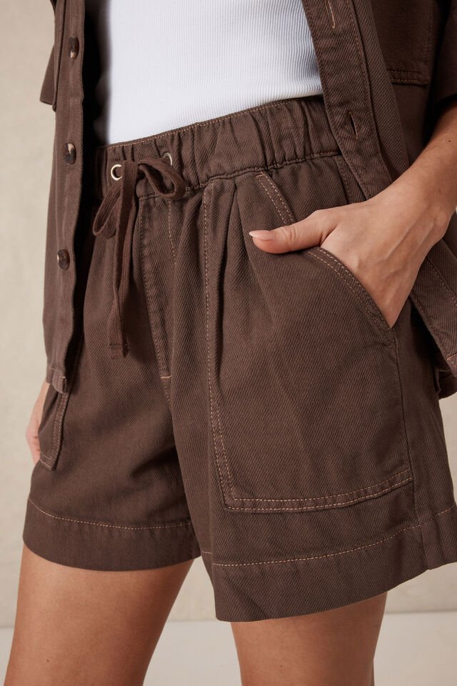 Relaxed Everyday Short - Mocha Twill - Sare StoreCeres LifeShorts