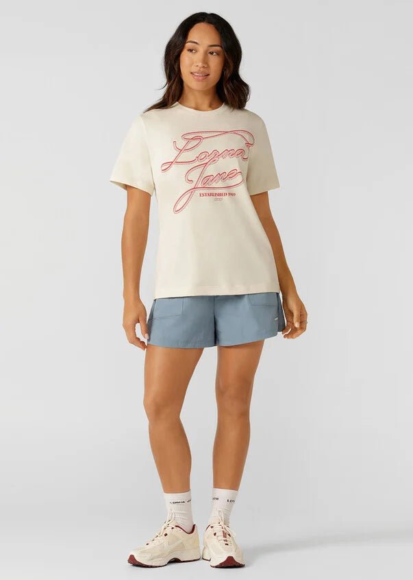 Rodeo Relaxed T-Shirt - Cream - Sare StoreLorna Janeactivewear