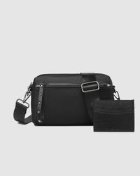 Rowie Nylon Crossbody Bag - Black - Sare StoreLouenhideCrossbody Bag