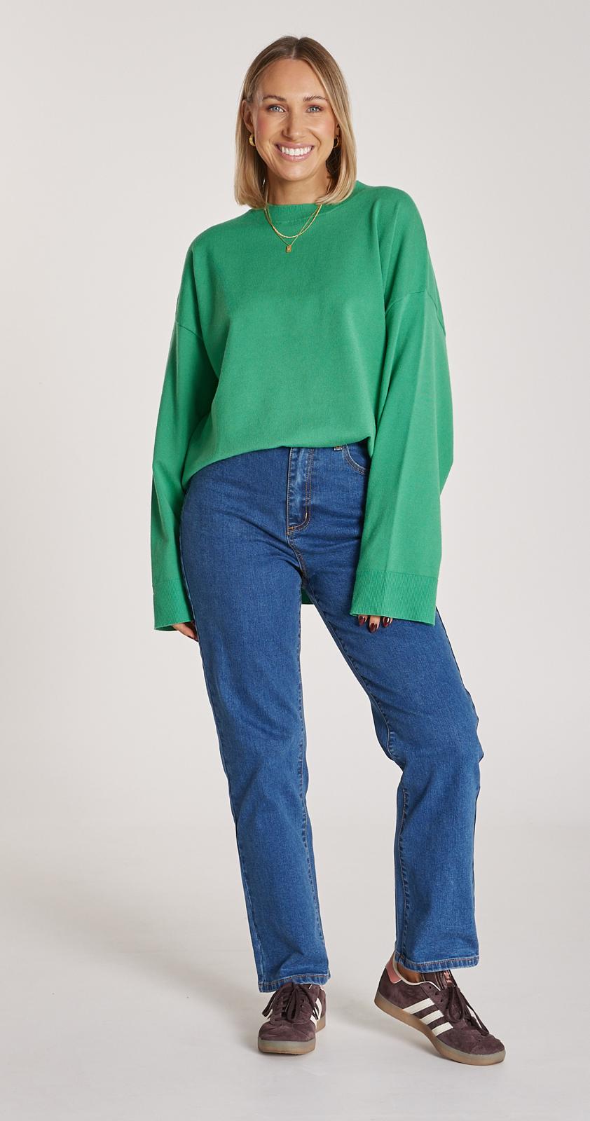 Sabrina Knit - Green - Sare StoreFeather and NoiseSweatshirts