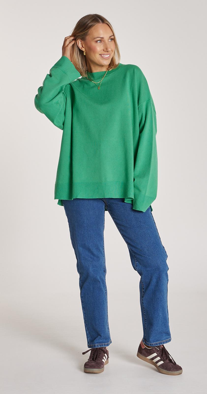 Sabrina Knit - Green - Sare StoreFeather and NoiseSweatshirts