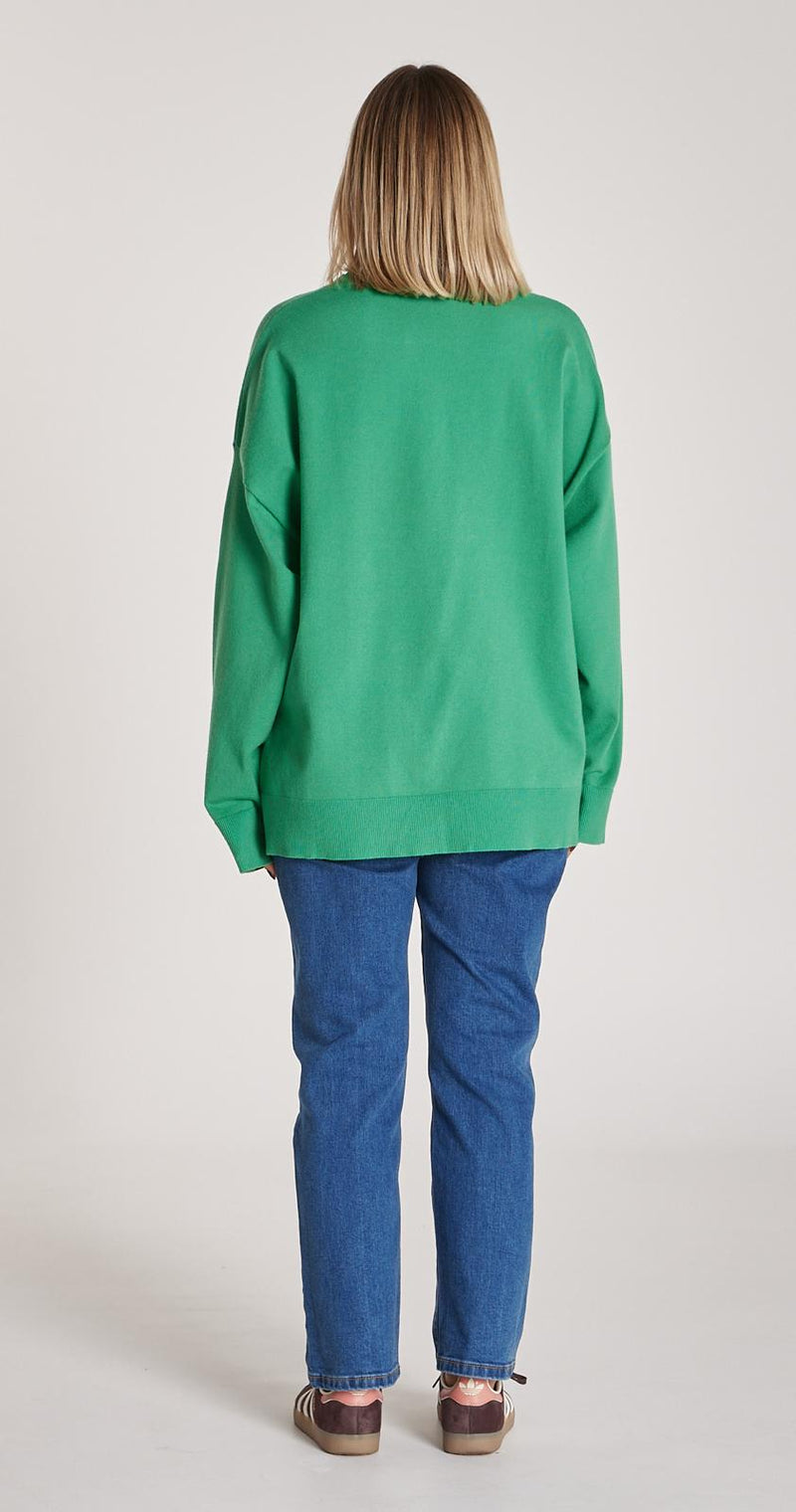 Sabrina Knit - Green - Sare StoreFeather and NoiseSweatshirts