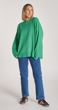 Sabrina Knit - Green - Sare StoreFeather and NoiseSweatshirts