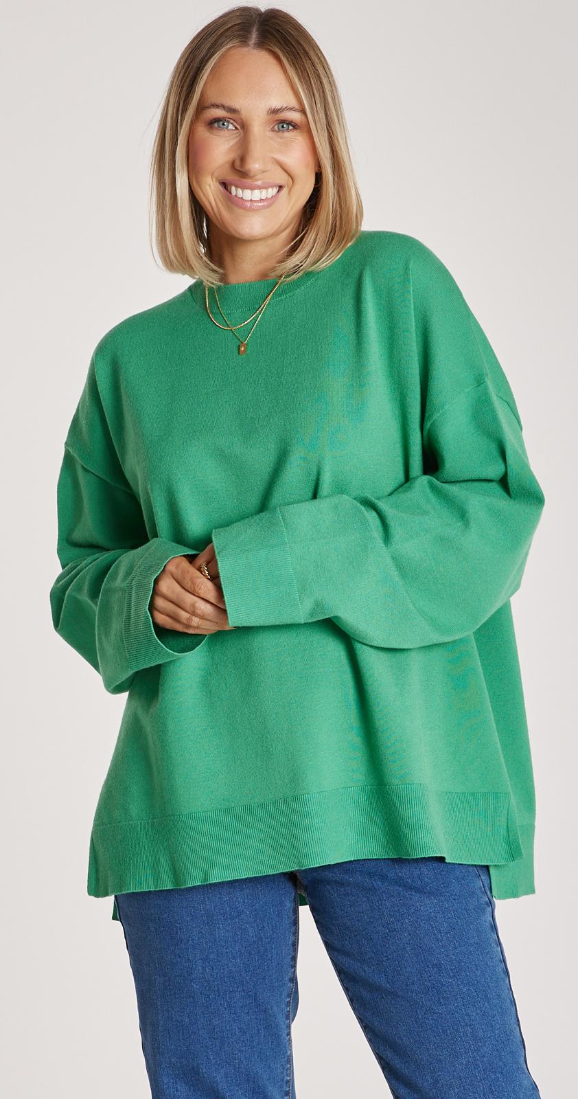 Sabrina Knit - Green - Sare StoreFeather and NoiseSweatshirts