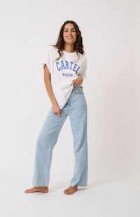 Sadie Tee - White Azure - Sare StoreCartel & WillowTee