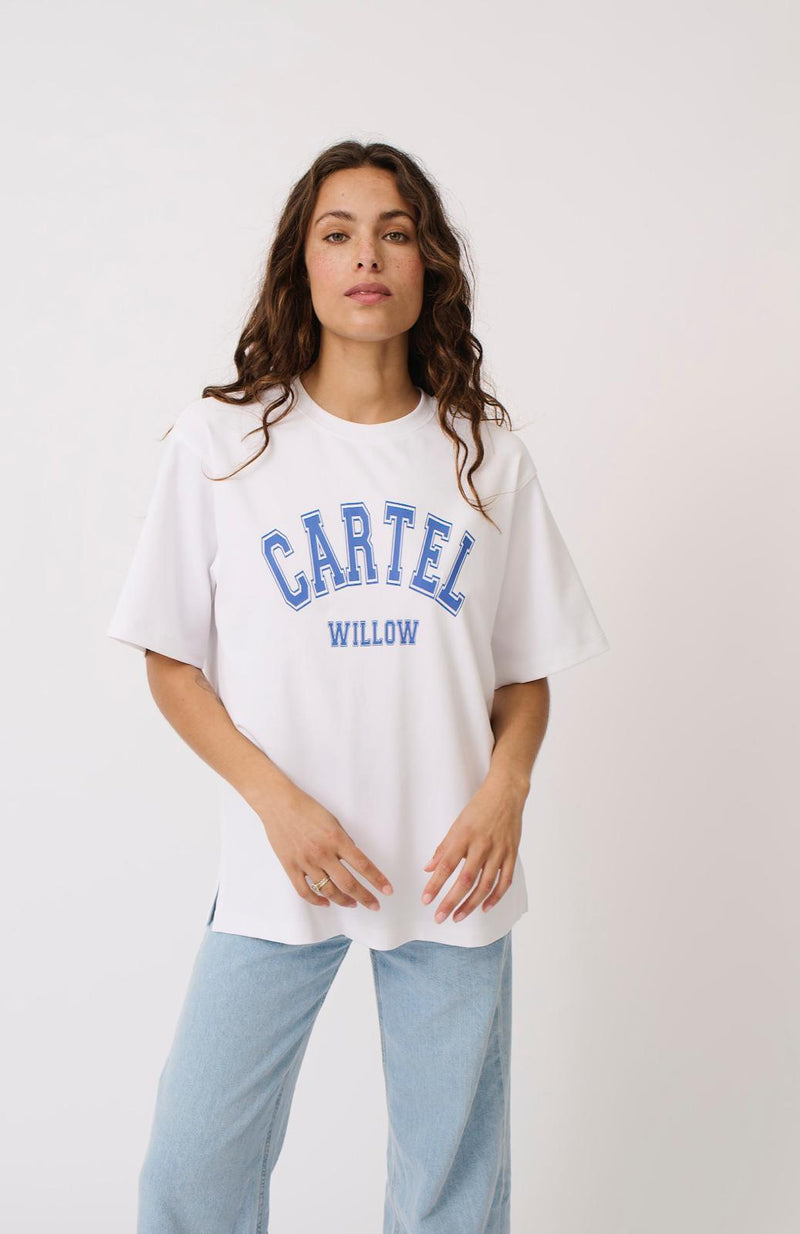 Sadie Tee - White Azure - Sare StoreCartel & WillowTee