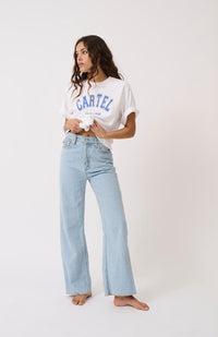 Sadie Tee - White Azure - Sare StoreCartel & WillowTee