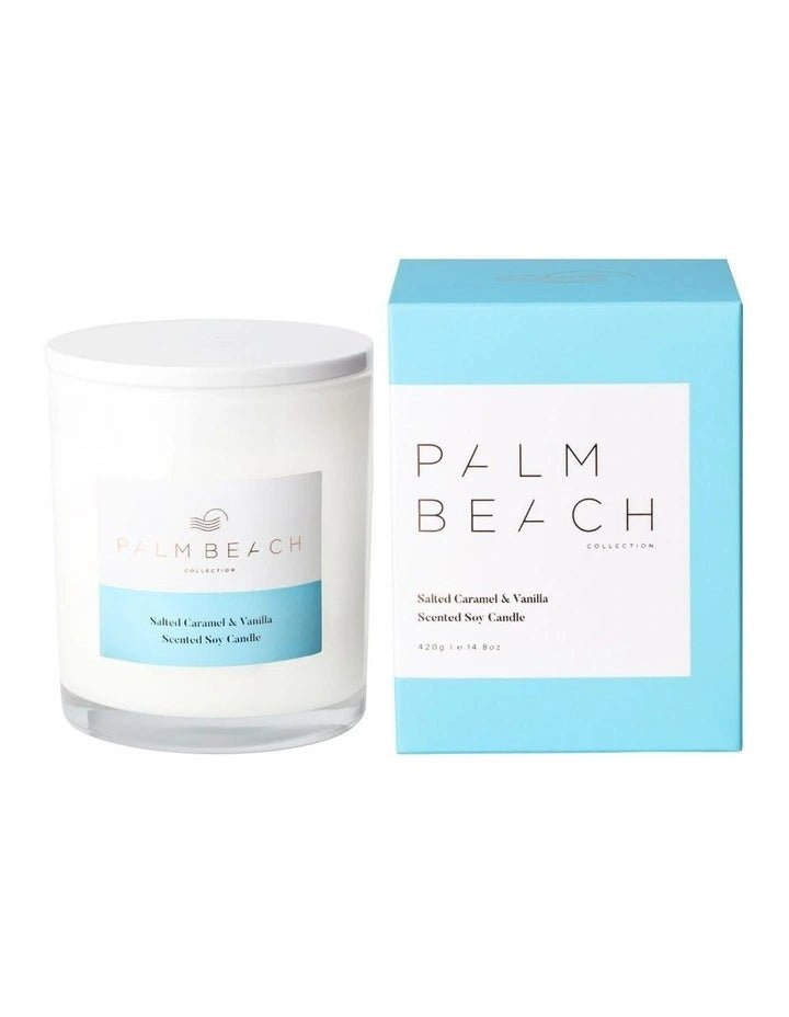 Salted Caramel & Vanilla Standard Candle 420g - Sare StorePalm BeachCandle