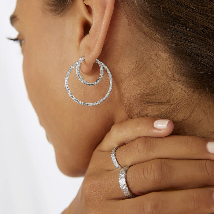 Sebastian Silver Hoop Earrings - Sare StoreArms Of EveEarrings