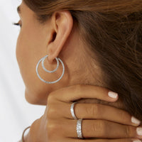 Sebastian Silver Hoop Earrings - Sare StoreArms Of EveEarrings