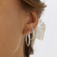 Sebastian Silver Hoop Earrings - Sare StoreArms Of EveEarrings