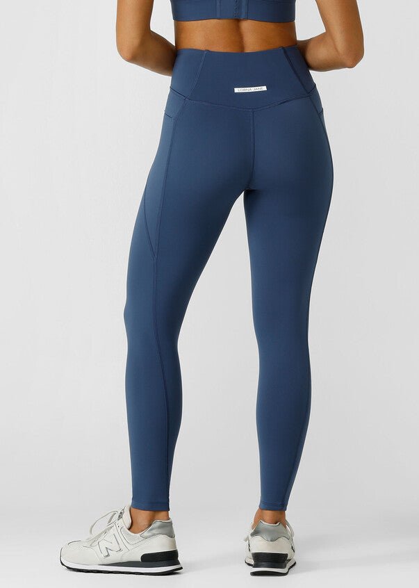 Speed Circuit No Chafe Ankle Biter Leggings - Academy Blue - Sare StoreLorna JaneLeggings