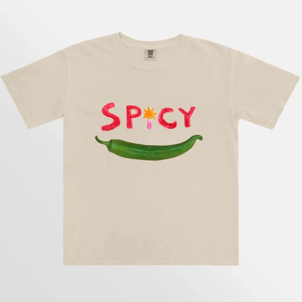 Spicy T-Shirt Ivory - Sare StoreMaku The Label